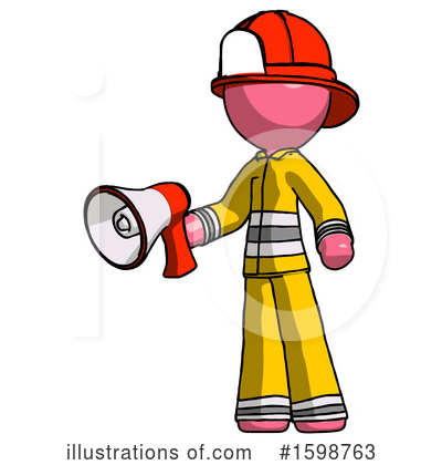 Royalty-Free (RF) Pink Design Mascot Clipart Illustration by Leo Blanchette - Stock Sample #1598763