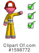 Pink Design Mascot Clipart #1598772 by Leo Blanchette