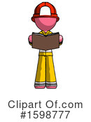 Pink Design Mascot Clipart #1598777 by Leo Blanchette