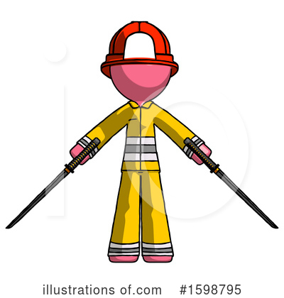 Royalty-Free (RF) Pink Design Mascot Clipart Illustration by Leo Blanchette - Stock Sample #1598795