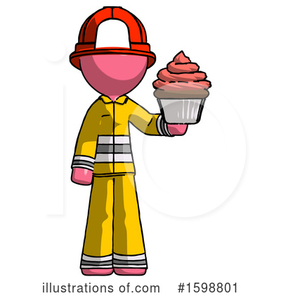 Royalty-Free (RF) Pink Design Mascot Clipart Illustration by Leo Blanchette - Stock Sample #1598801