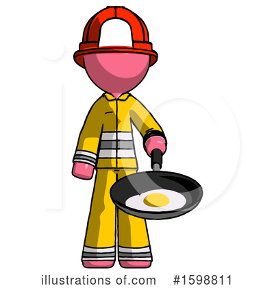 Royalty-Free (RF) Pink Design Mascot Clipart Illustration by Leo Blanchette - Stock Sample #1598811