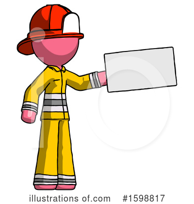 Royalty-Free (RF) Pink Design Mascot Clipart Illustration by Leo Blanchette - Stock Sample #1598817