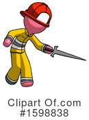 Pink Design Mascot Clipart #1598838 by Leo Blanchette