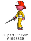 Pink Design Mascot Clipart #1598839 by Leo Blanchette