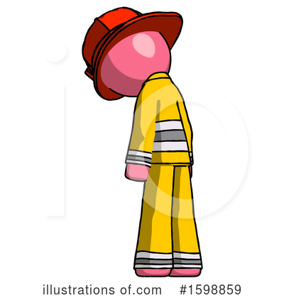Royalty-Free (RF) Pink Design Mascot Clipart Illustration by Leo Blanchette - Stock Sample #1598859