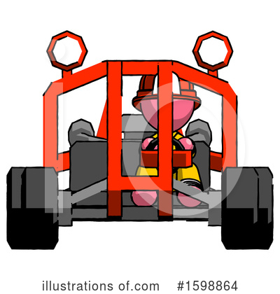 Royalty-Free (RF) Pink Design Mascot Clipart Illustration by Leo Blanchette - Stock Sample #1598864