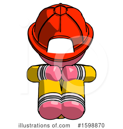 Royalty-Free (RF) Pink Design Mascot Clipart Illustration by Leo Blanchette - Stock Sample #1598870