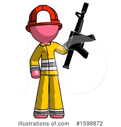 Royalty-Free (RF) Pink Design Mascot Clipart Illustration by Leo Blanchette - Stock Sample #1598872