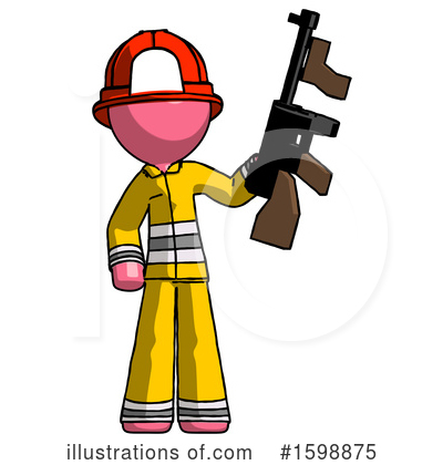 Royalty-Free (RF) Pink Design Mascot Clipart Illustration by Leo Blanchette - Stock Sample #1598875
