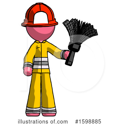 Royalty-Free (RF) Pink Design Mascot Clipart Illustration by Leo Blanchette - Stock Sample #1598885