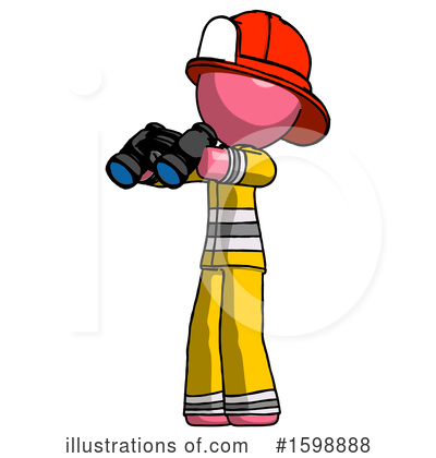 Royalty-Free (RF) Pink Design Mascot Clipart Illustration by Leo Blanchette - Stock Sample #1598888