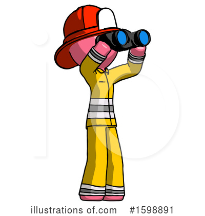 Royalty-Free (RF) Pink Design Mascot Clipart Illustration by Leo Blanchette - Stock Sample #1598891