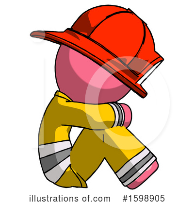 Royalty-Free (RF) Pink Design Mascot Clipart Illustration by Leo Blanchette - Stock Sample #1598905