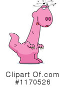 Pink Dinosaur Clipart #1170526 by Cory Thoman
