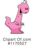Pink Dinosaur Clipart #1170527 by Cory Thoman