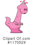 Pink Dinosaur Clipart #1170529 by Cory Thoman