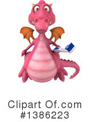 Pink Dragon Clipart #1386223 by Julos