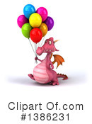 Pink Dragon Clipart #1386231 by Julos