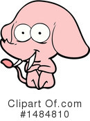 Pink Elephant Clipart #1484810 by lineartestpilot