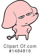 Pink Elephant Clipart #1484816 by lineartestpilot