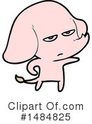 Pink Elephant Clipart #1484825 by lineartestpilot