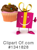 Pink Gift Character Clipart #1341828 by Julos