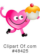 Pink Heart Character Clipart #48425 by Prawny