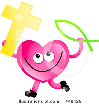 Pink Heart Character Clipart #48429 by Prawny
