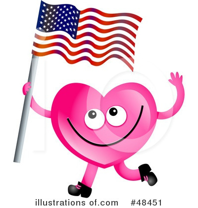 Royalty-Free (RF) Pink Heart Character Clipart Illustration by Prawny - Stock Sample #48451