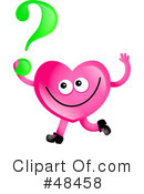 Pink Heart Character Clipart #48458 by Prawny
