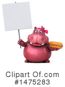 Pink Hippo Clipart #1475283 by Julos