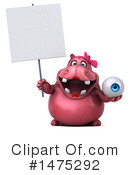 Pink Hippo Clipart #1475292 by Julos