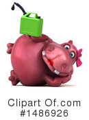 Pink Hippo Clipart #1486926 by Julos