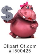 Pink Hippo Clipart #1500425 by Julos