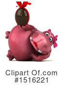Pink Hippo Clipart #1516221 by Julos