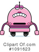 Pink Robot Clipart #1091623 by Cory Thoman