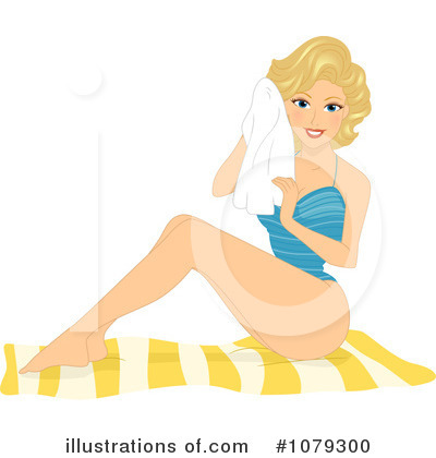 Bathing Beauty Clipart #1079300 by BNP Design Studio