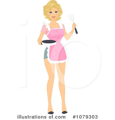 Housewife Clipart #1079303 by BNP Design Studio