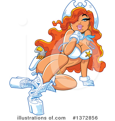 Sexy Woman Clipart #1372856 by Clip Art Mascots