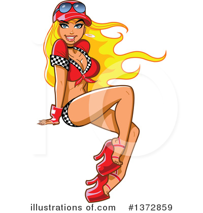 Royalty-Free (RF) Pinup Clipart Illustration by Clip Art Mascots - Stock Sample #1372859
