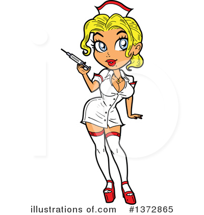 Royalty-Free (RF) Pinup Clipart Illustration by Clip Art Mascots - Stock Sample #1372865