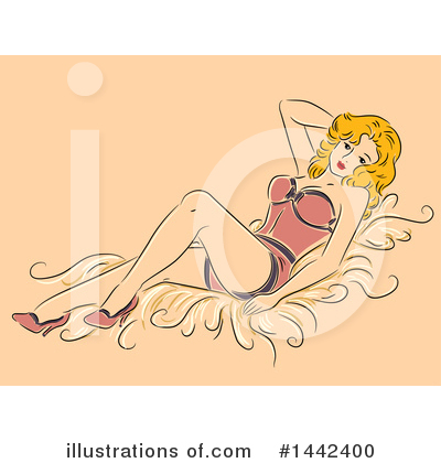Royalty-Free (RF) Pinup Clipart Illustration by BNP Design Studio - Stock Sample #1442400