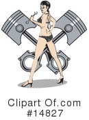 Pinup Clipart #14827 by Andy Nortnik