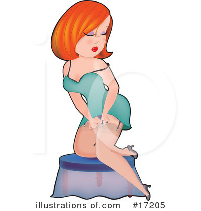 Pinup Clipart #17205 by Maria Bell