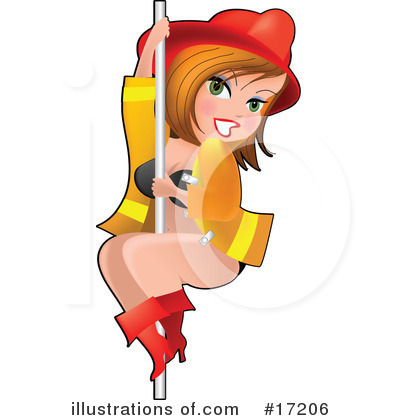 Fire Woman Clipart #17206 by Maria Bell
