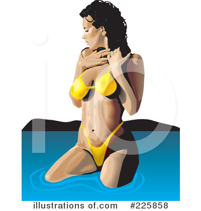 Bikini Clipart #225858 by David Rey