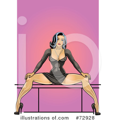 Royalty-Free (RF) Pinup Clipart Illustration by r formidable - Stock Sample #72928