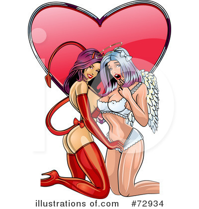 Royalty-Free (RF) Pinup Clipart Illustration by r formidable - Stock Sample #72934