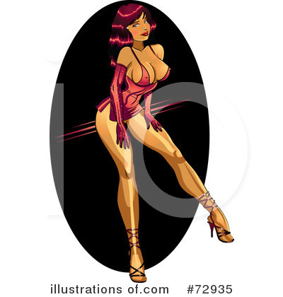 Royalty-Free (RF) Pinup Clipart Illustration by r formidable - Stock Sample #72935